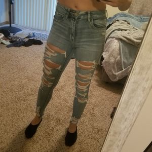AE distressed demin jeans